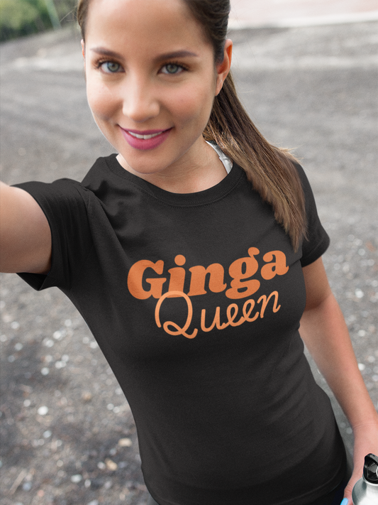 Ginga Queen Unisex T-Shirt - Fun Gift for Women, Casual Wear, Summer Fashion, Birthday Gift, Comfortable Tees