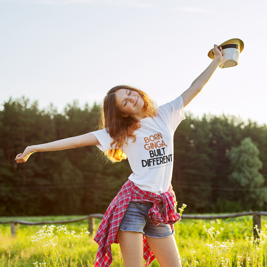 Born Ginga Unisex Heavy Cotton Tee - Celebrate Uniqueness, Casual Wear, Gift for Friends, Everyday Comfort, Statement T-Shirt