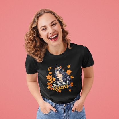 Autumn Queen Graphic Tee | Fall Fashion, Seasonal Vibes, Gift for Her, Festival Chic, Casual Wear