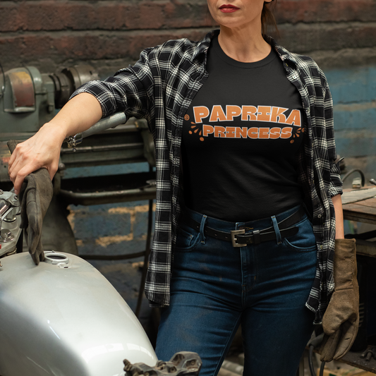 Paprika Princess Unisex T-Shirt | Gift for Foodies, Trendy Apparel, Casual Wear, Summer Fashion, Birthday Gift