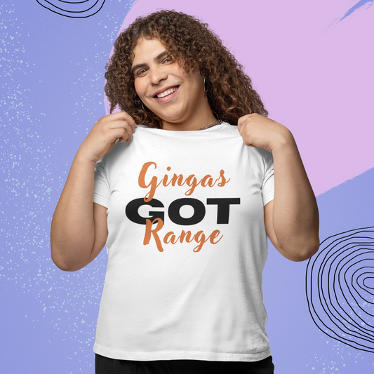 Gingas Got Range Unisex Heavy Cotton Tee, Funny Tee, Gift for Ginger Lovers, Casual Wear, Unique Statement Shirt